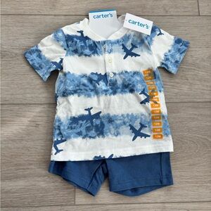 BNWT 2 piece Carters boys set sz 12 months